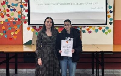 Petra Marija Poslončec je županijska prvakinja iz njemačkog jezika!