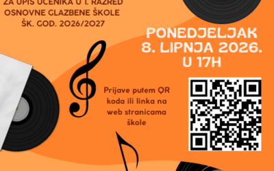 Prijave za prijemni ispit u Osnovnu glazbenu školu