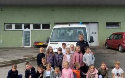 Prvi razredi u posjetu Policijskoj postaji Krapina