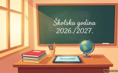 Obavijest na početku nove školske godine